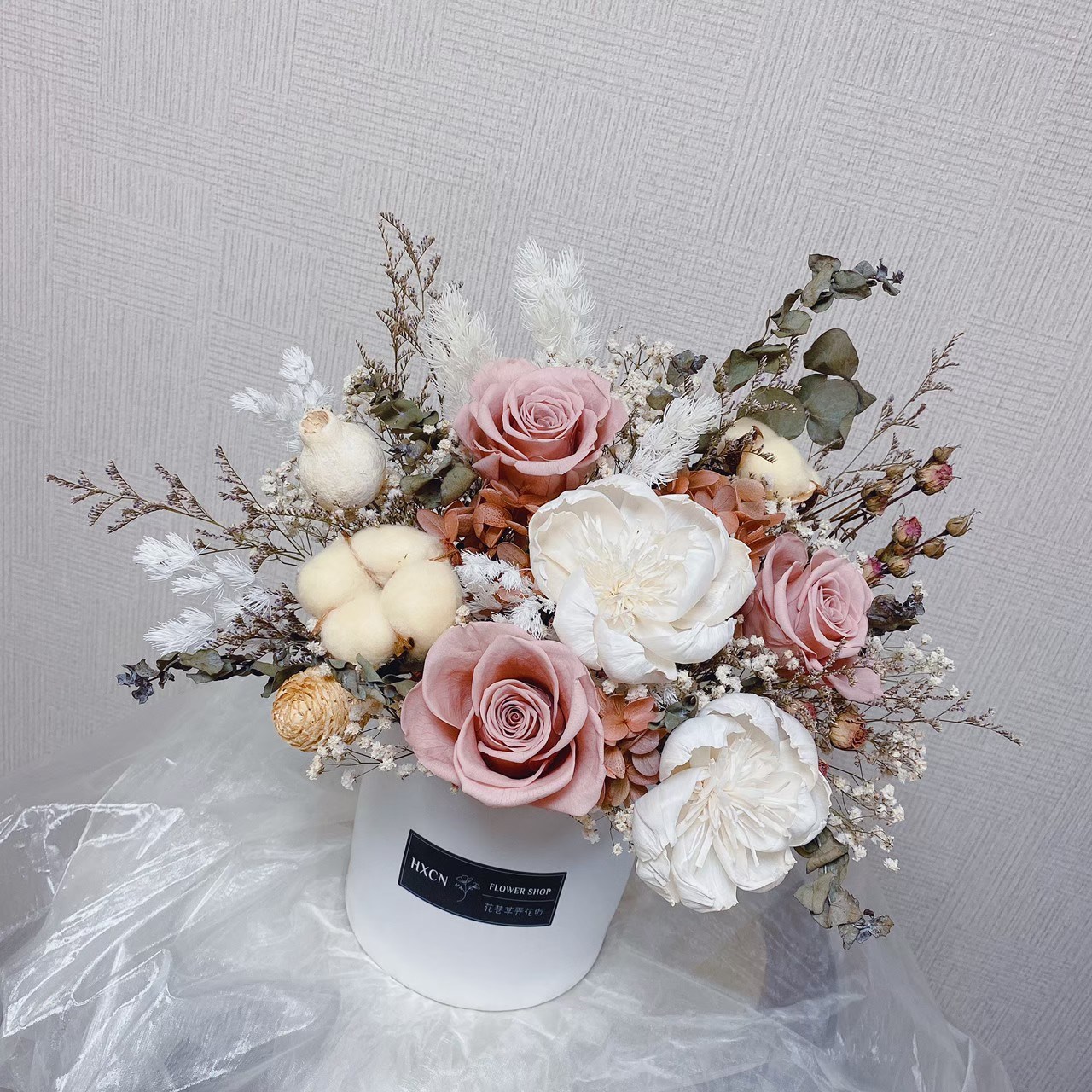 DT0013 HXCN◆乾燥永生盆花