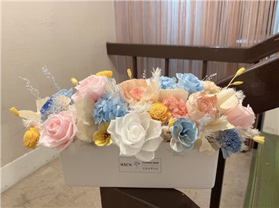 DT007 HXCN◆乾燥永生盆花