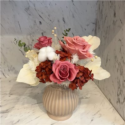 DT009 HXCN◆乾燥永生盆花 